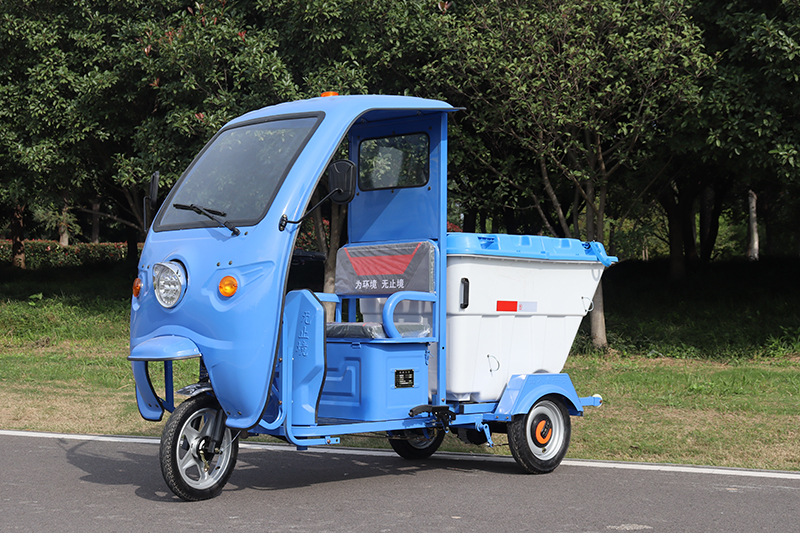 500L塑料桶保洁车（带棚款）